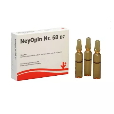 NEYOPIN Nr. 58 D 7 ampulės, 5X2 ml