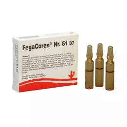 FEGACOREN Nr. 61 D 7 ampulės, 5X2 ml