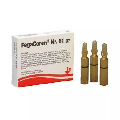 Fegacoren 61 D 7 ampulės, 5X2 ml