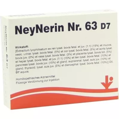 NEYNERIN Nr. 63 D 7 ampulės, 5X2 ml