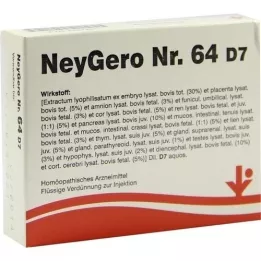 NEYGERO Nr. 64 D 7 ampulės, 5X2 ml