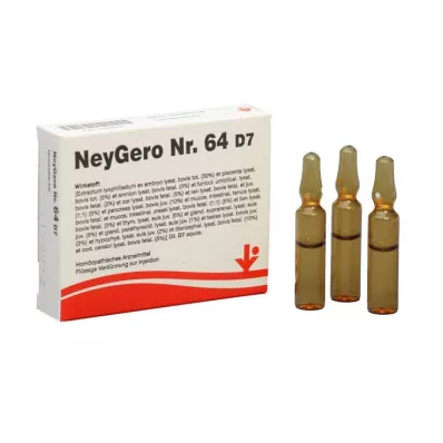 NEYGERO Nr. 64 D 7 ampulės, 5X2 ml NEYGERO Nr. 64 D 7 ampulės, 5X2 ml