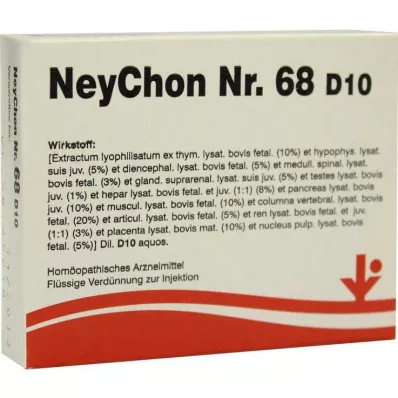 NEYCHON Nr. 68 D 10 ampulių, 5X2 ml