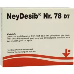 NEYDESIB Nr. 78 D 7 ampulės, 5X2 ml