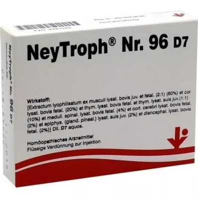 NEYTROPH Nr. 96 D 7 ampulės, 5X2 ml