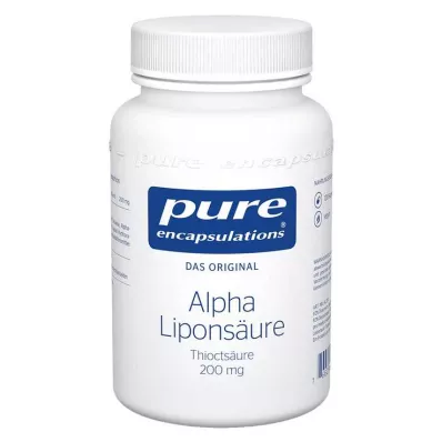 PURE ENCAPSULATIONS Alfa lipoinės rūgšties kapsulės, 120 kapsulių