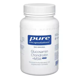 PURE ENCAPSULATIONS Gliukozaminas+Chondr.+MSM Kapsulės, 60 kapsulių