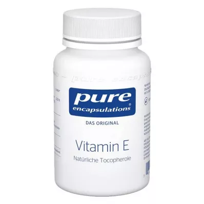 PURE ENCAPSULATIONS Vitamino E kapsulės, 90 vnt