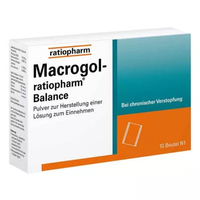 Macrogol ratiopharm Balance milteliai geriamam H.e. tirpalas, 10 vnt Macrogol ratiopharm Balance milteliai geriamam H.e. tirpalas, 10 vnt
