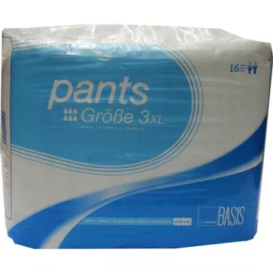 Param Pants Basic Dydis 3 XL, 16 vnt