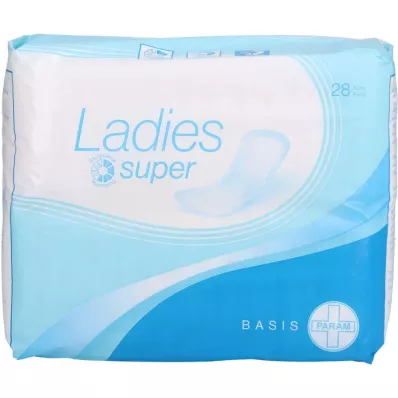 PARAM LADIES Incont.pads basic super, 28 vnt