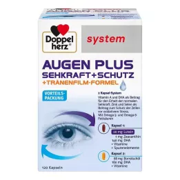 DOPPELHERZ Eyes plus vision+protection system kapsulės, 120 vnt