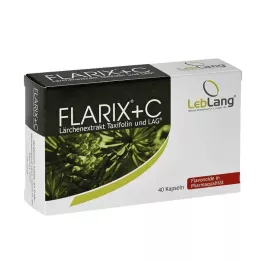 FLARIX+C Maumedžio ekstraktas Taksifolino kapsulės, 40 vnt