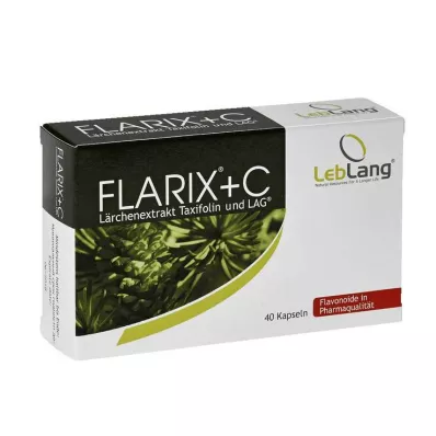 FLARIX+C Maumedžio ekstraktas Taksifolino kapsulės, 40 vnt FLARIX+C Maumedžio ekstraktas Taksifolino kapsulės, 40 vnt