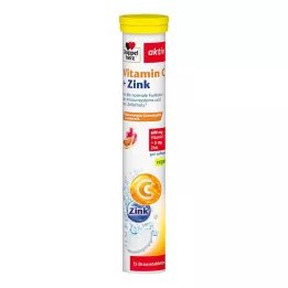 DOPPELHERZ Vitamino C+Cinko putojančios tabletės, 15 vnt