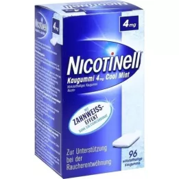 NICOTINELL Kramtomoji guma Cool Mint 4 mg, 96 vnt