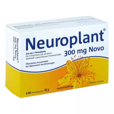 NEUROPLANT 300 mg Novo plėvele dengtos tabletės, 100 vnt NEUROPLANT 300 mg Novo plėvele dengtos tabletės, 100 vnt
