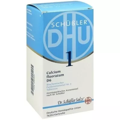 BIOCHEMIE DHU 1 Calcium fluoratum D 6 tabletės, 420 vnt