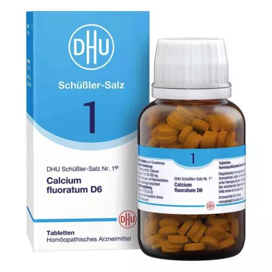 BIOCHEMIE DHU 1 Calcium fluoratum D 6 tabletės, 420 vnt BIOCHEMIE DHU 1 Calcium fluoratum D 6 tabletės, 420 vnt