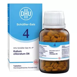 BIOCHEMIE DHU 4 Potassium chloratum D 6 tabletės, 420 vnt