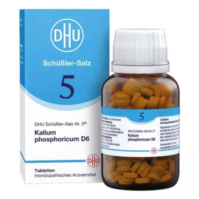 BIOCHEMIE DHU 5 Potassium phosphoricum D 6 tabletės, 420 vnt