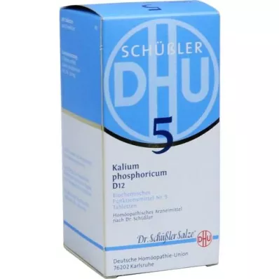 BIOCHEMIE DHU 5 Potassium phosphoricum D 12 tablečių, 420 vnt