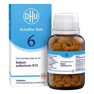 BIOCHEMIE DHU 6 Potassium sulphuricum D 12 tablečių, 420 vnt