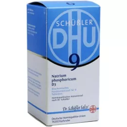 BIOCHEMIE DHU 9 Natrium phosphoricum D 3 tabletės, 420 kapsulių