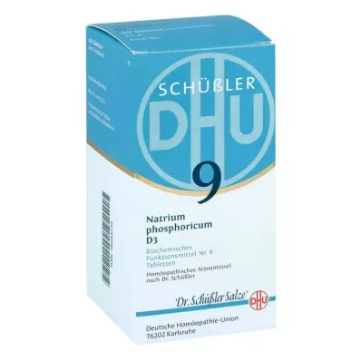 BIOCHEMIE DHU 9 Natrium phosphoricum D 3 tabletės, 420 kapsulių