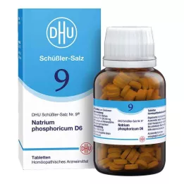 BIOCHEMIE DHU 9 Natrium phosphoricum D 6 tabletės, 420 kapsulių