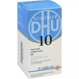 BIOCHEMIE DHU 10 Natrium sulphuricum D 6 tabletės, 420 vnt