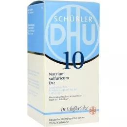 BIOCHEMIE DHU 10 Natrium sulfuricum D 12 tablečių, 420 vnt