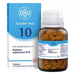 BIOCHEMIE DHU 10 Natrium sulfuricum D 12 tablečių, 420 vnt