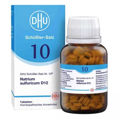 BIOCHEMIE DHU 10 Natrium sulfuricum D 12 tablečių, 420 vnt