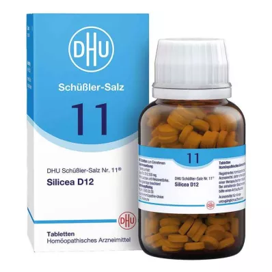 BIOCHEMIE DHU 11 Silicea D 12 tablečių, 420 kapsulių