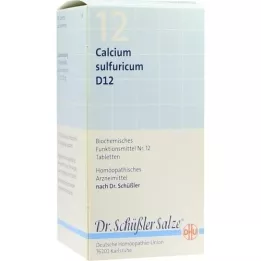BIOCHEMIE DHU 12 Calcium sulphuricum D 12 tablečių, 420 kapsulių