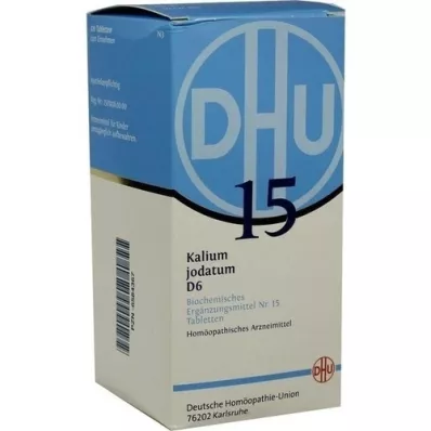 BIOCHEMIE DHU 15 Potassium iodatum D 6 tabletės, 420 vnt