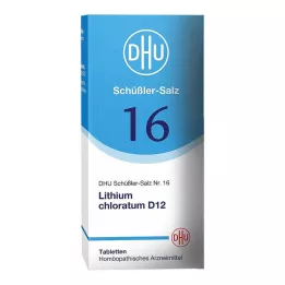 BIOCHEMIE DHU 16 Ličio chlorato D 12 tablečių, 420 vnt