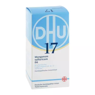 BIOCHEMIE DHU 17 Manganum sulphuricum D 6 tabletės, 420 kapsulių