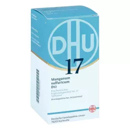 BIOCHEMIE DHU 17 Manganum sulfuricum D 12 tablečių, 420 vnt