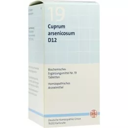 BIOCHEMIE DHU 19 Cuprum arsenicosum D 12 tablečių, 420 kapsulių