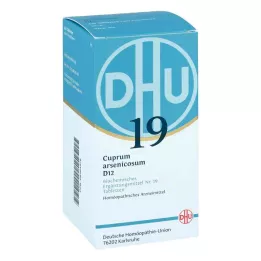 BIOCHEMIE DHU 19 Cuprum arsenicosum D 12 tablečių, 420 kapsulių