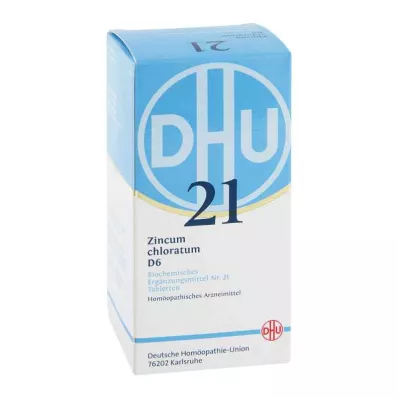 BIOCHEMIE DHU 21 Zincum chloratum D 6 tabletės, 420 kapsulių BIOCHEMIE DHU 21 Zincum chloratum D 6 tabletės, 420 kapsulių