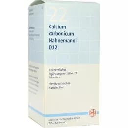 BIOCHEMIE DHU 22 Calcium carbonicum D 12 tablečių, 420 kapsulių