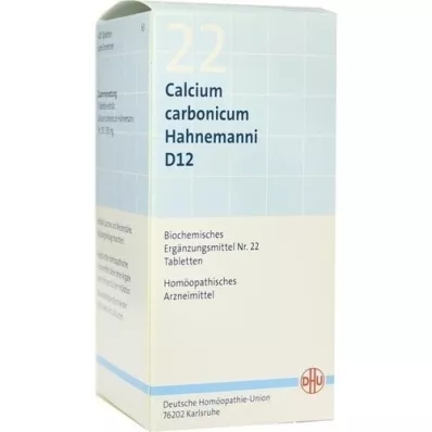 BIOCHEMIE DHU 22 Calcium carbonicum D 12 tablečių, 420 kapsulių