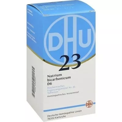 BIOCHEMIE DHU 23 Natrium bicarbonicum D 6 tabletės, 420 vnt