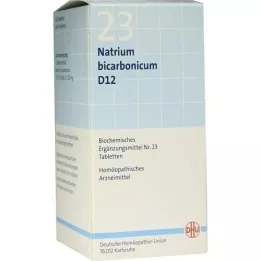 BIOCHEMIE DHU 23 Natrium bicarbonicum D 12 tablečių, 420 vnt