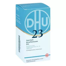 BIOCHEMIE DHU 23 Natrium bicarbonicum D 12 tablečių, 420 vnt