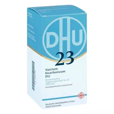 BIOCHEMIE DHU 23 Natrium bicarbonicum D 12 tablečių, 420 vnt