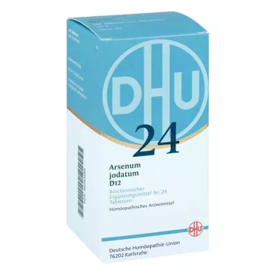 BIOCHEMIE DHU 24 Arsenum iodatum D 12 tablečių, 420 vnt